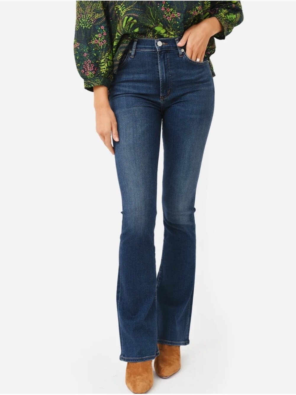 Citizens Of Humanity Lilah High Rise Bootcut Jeans Dark Wash Sz 28